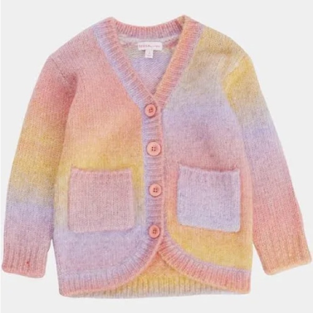 Design History - rainbow cardigan